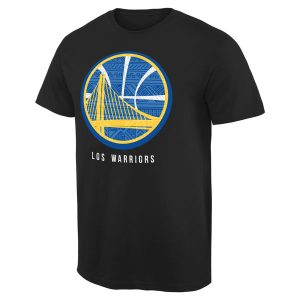 NBA Men Golden State Warriors Noches Enebea TShirt Black